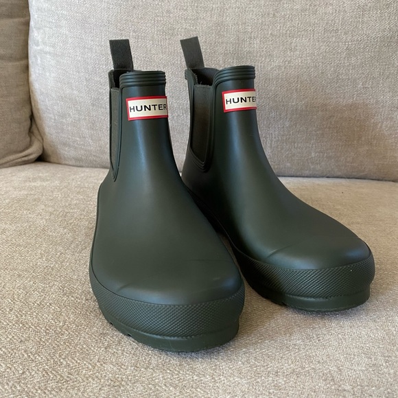 Anthropologie Shoes - Hunter Original Chelsea Rain Boots Dark Hunter Green US 10